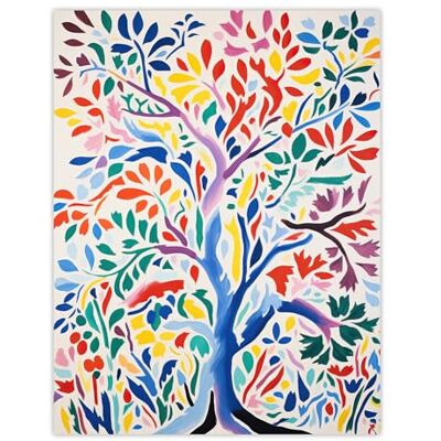 Artery8 Henri Matisse Style Tree Multi Coloured Forest Nature Large Wall Art Poster Print Thick Paper 18X24 Inch Artery8 Henri Matisse Style Tree Multi Coloured Forest Nature Large Wall Art Poster Print Thick Paper 18X24 Inch