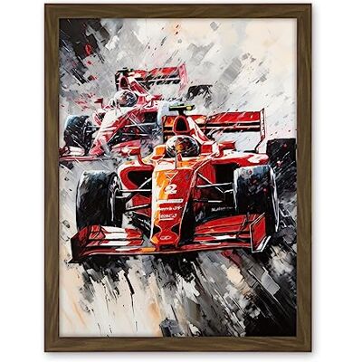 Artery8 Grand Prix Track Circuit Cars Racing Paint Splat Artwork Framed Wall Art Print 18X24 Inch Artery8 Grand Prix Track Circuit Cars Racing Paint Splat Artwork Framed Wall Art Print 18X24 Inch