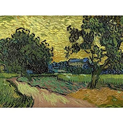 Fine Art Prints Van Gogh Landscape At Twilight Painting Premium Wall Art Canvas Print 18X24 Inch Fine Art Prints Van Gogh Landscape At Twilight Painting Premium Wall Art Canvas Print 18X24 Inch