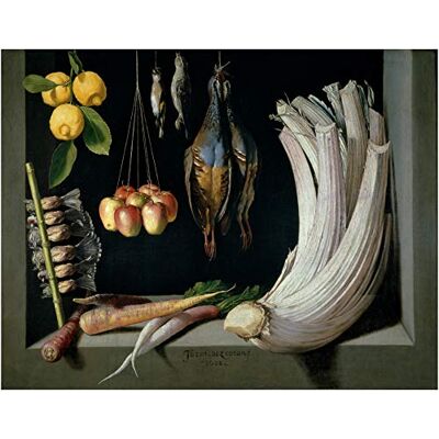 Museo del Prado Prado Museum Sign "Hunting, Vegetables and Fruits-Juan Sanchez Cotan Museo del Prado Prado Museum Sign "Hunting, Vegetables and Fruits-Juan Sanchez Cotan