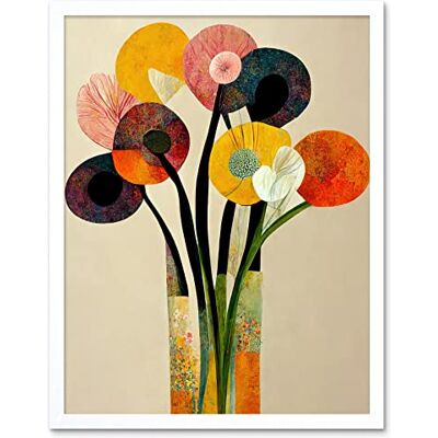Artery8 - Spring Flowers - Floral Bouquet - Abstract Vase - Wall Art Print Artery8 - Spring Flowers - Floral Bouquet - Abstract Vase - Wall Art Print