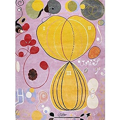 Artery8 Hilma Af Klint Group Iv No 7 Ten Largest Adulthood Art Print Canvas Premium Wall Decor Poster Mural Artery8 Hilma Af Klint Group Iv No 7 Ten Largest Adulthood Art Print Canvas Premium Wall Decor Poster Mural