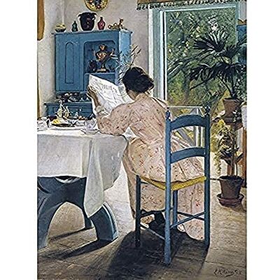 Fine Art Prints Ring At Breakfast Table Morning Newspapers Painting Art Print Canvas Premium Wall Decor Poster Mural Fine Art Prints Ring At Breakfast Table Morning Newspapers Painting Art Print Canvas Premium Wall Decor Poster Mural