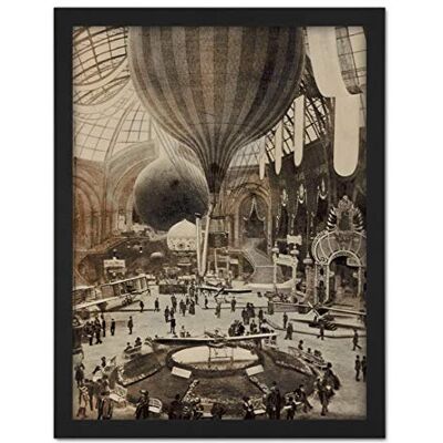 Artery8 Balloon Aircraft Exposition Paris Vintage Photograph Artwork Framed Wall Art Print 18X24 Inch Artery8 Balloon Aircraft Exposition Paris Vintage Photograph Artwork Framed Wall Art Print 18X24 Inch