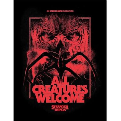 Pyramid Stranger Things 5 (All Creatures Welcome) Collector Print 30cm X 40cm Framed Collector Print, Official Licensed Netflix Wall Art Poster, Ready To Hang, One Size Pyramid Stranger Things 5 (All Creatures Welcome) Collector Print 30cm X 40cm Framed Collector Print, Official Licensed Netflix Wall Art Poster, Ready To Hang, One Size