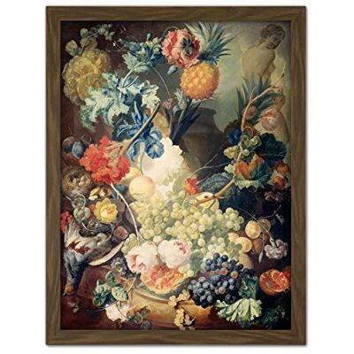 Artery8 Van Os Still Life Flowers Fruits Birds Painting Artwork Framed Wall Art Print 18X24 Inch Artery8 Van Os Still Life Flowers Fruits Birds Painting Artwork Framed Wall Art Print 18X24 Inch