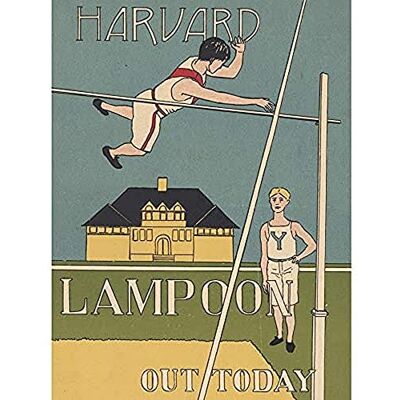 Fine Art Prints Harvard Lampoon Magazine 1895 Pole Vault Advert Art Print Canvas Premium Wall Decor Poster Mural Fine Art Prints Harvard Lampoon Magazine 1895 Pole Vault Advert Art Print Canvas Premium Wall Decor Poster Mural