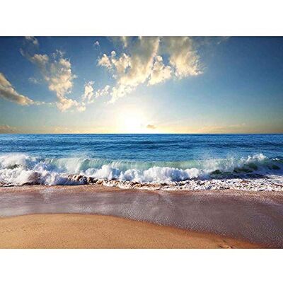 Wee Blue Coo Photograph Seascape Beach Sand Ocean Surf Waves Art Print Poster Wall Decor 12X16 Inch Wee Blue Coo Photograph Seascape Beach Sand Ocean Surf Waves Art Print Poster Wall Decor 12X16 Inch