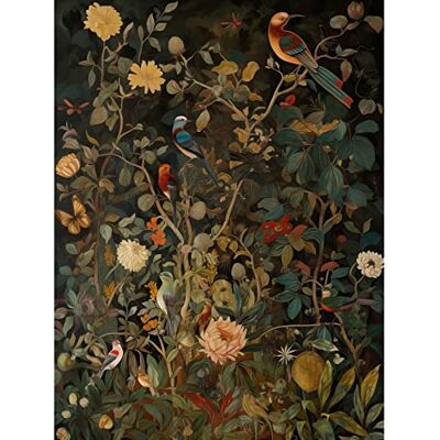 Artery8 Audubon Style Birds in Spring Flower Field Modern Large Wall Art Poster Print Thick Paper 18X24 Inch Artery8 Audubon Style Birds in Spring Flower Field Modern Large Wall Art Poster Print Thick Paper 18X24 Inch