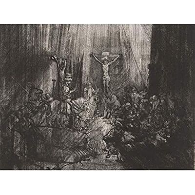 Fine Art Prints Rembrandt The Three Crosses Art Print Canvas Premium Wall Decor Poster Mural Fine Art Prints Rembrandt The Three Crosses Art Print Canvas Premium Wall Decor Poster Mural