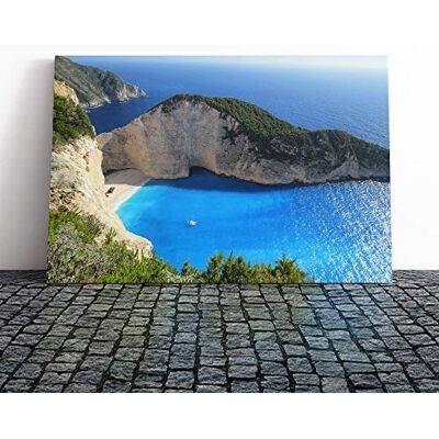 Big Box Art Crete Greece Seascape Vol.5 Canvas Print Gallery Wrapped 30mm Frame Wall Art 20x14 inches Ready to Hang Modern Seascape Picture Living Room Bedroom Lounge Office Big Box Art Crete Greece Seascape Vol.5 Canvas Print Gallery Wrapped 30mm Frame Wall Art 20x14 inches Ready to Hang Modern Seascape Picture Living Room Bedroom Lounge Office