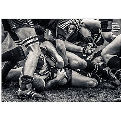 Wee Blue Coo Photo Sport Rugby Football Scrum Players Ball Picture Wall Art Print Wee Blue Coo Photo Sport Rugby Football Scrum Players Ball Picture Wall Art Print