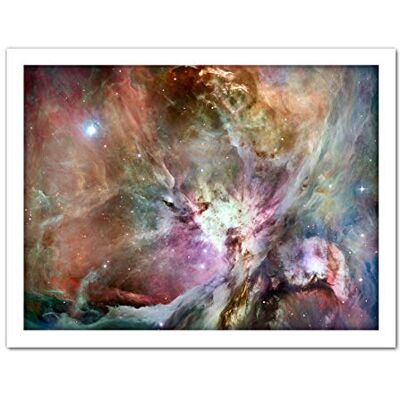 Artery8 Orion Nebula Spitzer Space Photograph Artwork Framed Wall Art Print 18X24 Inch Artery8 Orion Nebula Spitzer Space Photograph Artwork Framed Wall Art Print 18X24 Inch