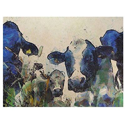 Wee Blue Coo Nature Cow Cattle Farm Animal Home Picture Canvas Print Wee Blue Coo Nature Cow Cattle Farm Animal Home Picture Canvas Print