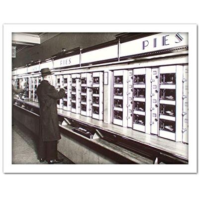 Fine Art Prints Automat Eighth Avenue Manhattan New York Photo Large Framed Art Print Poster Wall Decor 18x24 in Fine Art Prints Automat Eighth Avenue Manhattan New York Photo Large Framed Art Print Poster Wall Decor 18x24 in