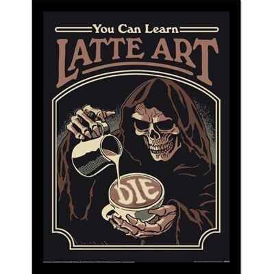 Pyramid Steven Rhodes (Latte Art) Collector Print – Collector Print Poster (Framed) – Wall Art for Fans – Official Merchandise – One Size Pyramid Steven Rhodes (Latte Art) Collector Print – Collector Print Poster (Framed) – Wall Art for Fans – Official Merchandise – One Size