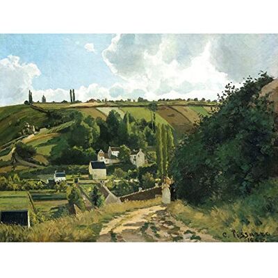Artery8 Pissarro Jalais Hill Pontoise Landscape Painting Large XL Wall Art Canvas Print Artery8 Pissarro Jalais Hill Pontoise Landscape Painting Large XL Wall Art Canvas Print