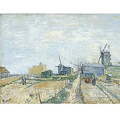 Fine Art Prints Vincent Van Gogh Montmartre Molens En Moestuinen Cropped Art Print Canvas Premium Wall Decor Poster Mural Fine Art Prints Vincent Van Gogh Montmartre Molens En Moestuinen Cropped Art Print Canvas Premium Wall Decor Poster Mural