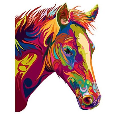 Fine Art Prints Horse Illustration Swirly Colourful Large Wall Art Print Canvas Premium Poster Fine Art Prints Horse Illustration Swirly Colourful Large Wall Art Print Canvas Premium Poster