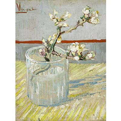 Fine Art Prints Vincent Van Gogh Sprig Of Flowering Almond In A Glass Large Wall Art Print Canvas Premium Poster Mural Fine Art Prints Vincent Van Gogh Sprig Of Flowering Almond In A Glass Large Wall Art Print Canvas Premium Poster Mural