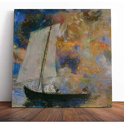 Big Box Art Canvas Print Wall Art Odilon Redon Flower Clouds Mounted and Stretched Box Frame Picture Home Decor for Kitchen, Living, Dining Room, Bedroom, Hallway, Muli-Colour, 14x14 Inch Big Box Art Canvas Print Wall Art Odilon Redon Flower Clouds Mounted and Stretched Box Frame Picture Home Decor for Kitchen, Living, Dining Room, Bedroom, Hallway, Muli-Colour, 14x14 Inch