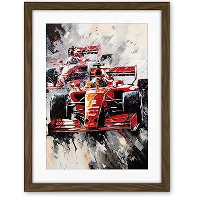 Artery8 Grand Prix Track Circuit Cars Racing Paint Splat Artwork Framed Wall Art Print 18X24 Inch Artery8 Grand Prix Track Circuit Cars Racing Paint Splat Artwork Framed Wall Art Print 18X24 Inch