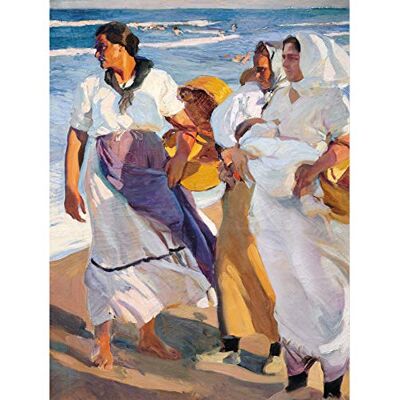 Fine Art Prints Joaquin Sorolla Y Bastida Fisherwomen From Valencia Large Wall Art Print Canvas Premium Poster Mural, 18 x 24 inches Fine Art Prints Joaquin Sorolla Y Bastida Fisherwomen From Valencia Large Wall Art Print Canvas Premium Poster Mural, 18 x 24 inches