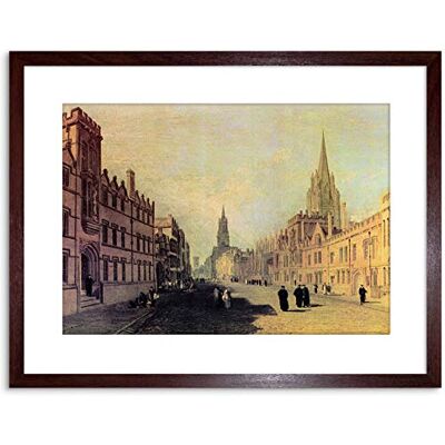 Wee Blue Coo PAINTING TURNER HIGH STREET OXFORD OLD MASTER FRAMED PICTURE ART PRINT F97X9571 Wee Blue Coo PAINTING TURNER HIGH STREET OXFORD OLD MASTER FRAMED PICTURE ART PRINT F97X9571