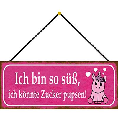 Schatzmix Tin-Plate Wall Plaque Sign, Sheet metal, Multicoloured, 27x10 cm Schatzmix Tin-Plate Wall Plaque Sign, Sheet metal, Multicoloured, 27x10 cm