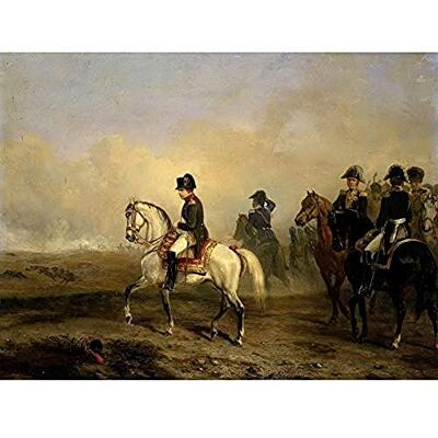 Artery8 Vernet Emperor Napoleon Riding Horse Painting Unframed Wall Art Print Poster Home Decor Premium Artery8 Vernet Emperor Napoleon Riding Horse Painting Unframed Wall Art Print Poster Home Decor Premium