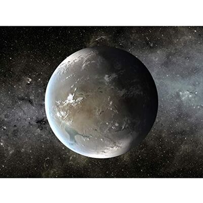 Fine Art Prints Space NASA Planet Kepler-62f Concept Illustration Premium Wall Art Canvas Print 18X24 Inch Fine Art Prints Space NASA Planet Kepler-62f Concept Illustration Premium Wall Art Canvas Print 18X24 Inch