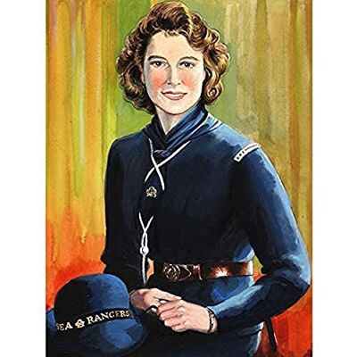 Fine Art Prints Portrait Princess Elizabeth Windsor Sea Ranger Uniform Painting Art Print Canvas Premium Wall Decor Poster Mural Fine Art Prints Portrait Princess Elizabeth Windsor Sea Ranger Uniform Painting Art Print Canvas Premium Wall Decor Poster Mural