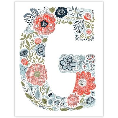 Artery8 Letter G in Wildflowers Drawing Flowers Bouquet Nature Floral Word Art For Her Birthday Mum Wife Woman Friend Extra Large XL Wall Art Poster Print Artery8 Letter G in Wildflowers Drawing Flowers Bouquet Nature Floral Word Art For Her Birthday Mum Wife Woman Friend Extra Large XL Wall Art Poster Print