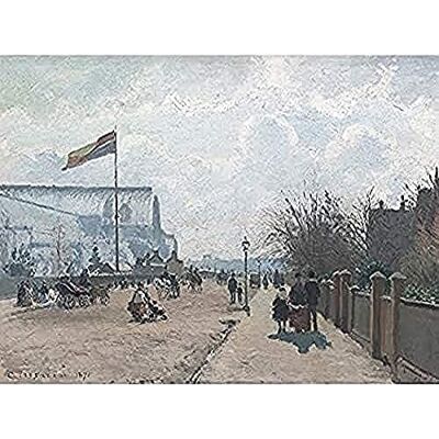 Fine Art Prints Pissarro Crystal Palace Sydenham London Cityscape Painting Art Print Canvas Premium Wall Decor Poster Mural Fine Art Prints Pissarro Crystal Palace Sydenham London Cityscape Painting Art Print Canvas Premium Wall Decor Poster Mural