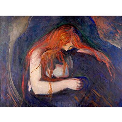 Fine Art Prints Edvard Munch Vampire 1895 Large Wall Art Print Canvas Premium Poster Mural Fine Art Prints Edvard Munch Vampire 1895 Large Wall Art Print Canvas Premium Poster Mural