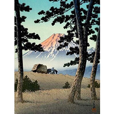 Wee Blue Coo Cultural Nature Landscape Japan Fuji Kawase Hasui Art Print Poster Wall Decor 12X16 Inch Wee Blue Coo Cultural Nature Landscape Japan Fuji Kawase Hasui Art Print Poster Wall Decor 12X16 Inch