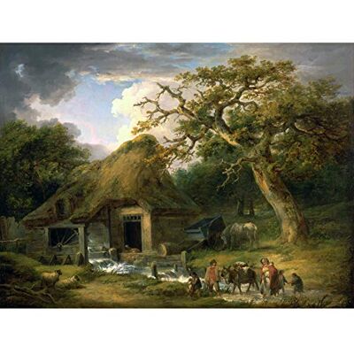 Fine Art Prints Morland The Old Water Mill Landscape Painting Large Wall Art Print Canvas Premium Mural Fine Art Prints Morland The Old Water Mill Landscape Painting Large Wall Art Print Canvas Premium Mural