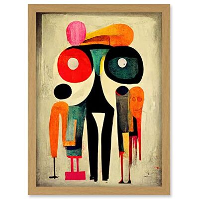 Doppelganger33 LTD Abstract Colourful Pop Art People Artwork Framed A3 Wall Art Print Doppelganger33 LTD Abstract Colourful Pop Art People Artwork Framed A3 Wall Art Print