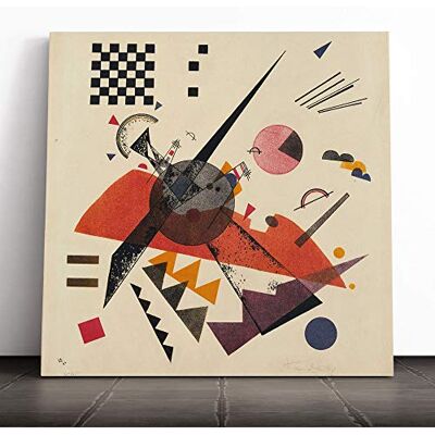 Big Box Art Canvas Print Wall Art Wassily Kandinski Orange Mounted and Stretched Box Frame Picture Home Decor for Kitchen, Living, Dining Room, Bedroom, Hallway, Multi-Colour, 14x14 Inch Big Box Art Canvas Print Wall Art Wassily Kandinski Orange Mounted and Stretched Box Frame Picture Home Decor for Kitchen, Living, Dining Room, Bedroom, Hallway, Multi-Colour, 14x14 Inch
