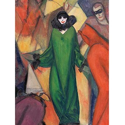Fine Art Prints Albert Bloch The Green Domino Large Wall Art Print Canvas Premium Poster Mural Fine Art Prints Albert Bloch The Green Domino Large Wall Art Print Canvas Premium Poster Mural