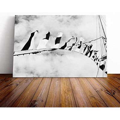Big Box Art Canvas Print Wall Art Sailing Boat Flags Mounted and Stretched Box Frame Picture Home Decor for Kitchen, Living, Dining Room, Bedroom, Hallway, Multi-Colour, 20x14 Inch Big Box Art Canvas Print Wall Art Sailing Boat Flags Mounted and Stretched Box Frame Picture Home Decor for Kitchen, Living, Dining Room, Bedroom, Hallway, Multi-Colour, 20x14 Inch