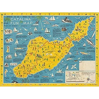 Artery8 Map Ramsey 1947 Santa Catalina Island Fun Art Print Canvas Premium Wall Decor Poster Mural Artery8 Map Ramsey 1947 Santa Catalina Island Fun Art Print Canvas Premium Wall Decor Poster Mural
