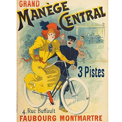 Fine Art Prints Grand Manege Central Cycles Paris Vintage Advert Large Wall Art Print Canvas Premium Mural Fine Art Prints Grand Manege Central Cycles Paris Vintage Advert Large Wall Art Print Canvas Premium Mural