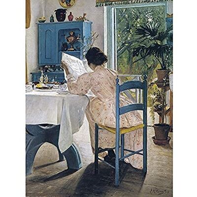 Fine Art Prints Ring At Breakfast Table Morning Newspapers Painting Unframed Wall Art Print Poster Home Decor Premium Fine Art Prints Ring At Breakfast Table Morning Newspapers Painting Unframed Wall Art Print Poster Home Decor Premium