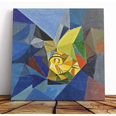 Big Box Art Canvas Print Wall Art Alexander Bogomazov Abstract Mounted and Stretched Box Frame Picture Home Decor for Kitchen, Living, Dining Room, Bedroom, Hallway, Muli-Colour, 14x14 Inch Big Box Art Canvas Print Wall Art Alexander Bogomazov Abstract Mounted and Stretched Box Frame Picture Home Decor for Kitchen, Living, Dining Room, Bedroom, Hallway, Muli-Colour, 14x14 Inch