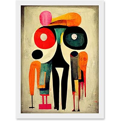 Doppelganger33 LTD Abstract Colourful Pop Art People Artwork Framed A3 Wall Art Print Doppelganger33 LTD Abstract Colourful Pop Art People Artwork Framed A3 Wall Art Print