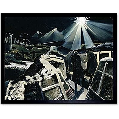 Fine Art Prints Nash Ypres Salient Night Battle WWI War Painting Unframed Wall Art Print Poster Home Decor Premium Fine Art Prints Nash Ypres Salient Night Battle WWI War Painting Unframed Wall Art Print Poster Home Decor Premium