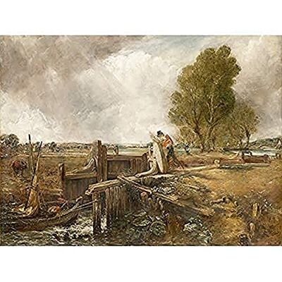 Fine Art Prints John Constable Study Of A Boat Passing A Lock Unframed Wall Art Print Poster Home Decor Premium Fine Art Prints John Constable Study Of A Boat Passing A Lock Unframed Wall Art Print Poster Home Decor Premium