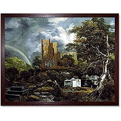 Fine Art Prints Van Ruisdael Jewish Cemetery Landscape Painting Unframed Wall Art Print Poster Home Decor Premium Fine Art Prints Van Ruisdael Jewish Cemetery Landscape Painting Unframed Wall Art Print Poster Home Decor Premium