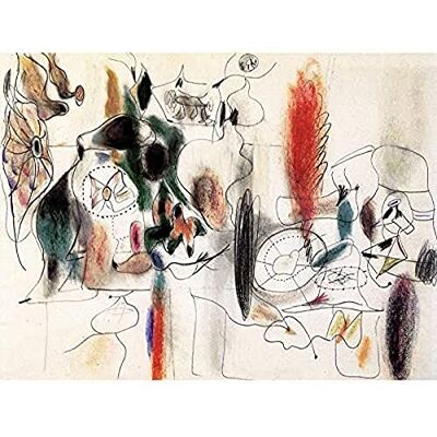 Fine Art Prints Gorky Arshile Composition II Expressionist Painting Art Print Canvas Premium Wall Decor Poster Mural Fine Art Prints Gorky Arshile Composition II Expressionist Painting Art Print Canvas Premium Wall Decor Poster Mural